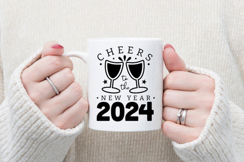 Cheers to the New Year 2024 SVG SVG CraftLabSVG 