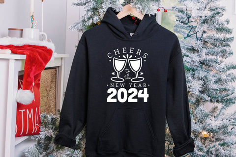 Cheers to the New Year 2024 SVG SVG CraftLabSVG 