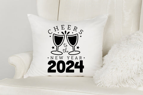 Cheers to the New Year 2024 SVG SVG CraftLabSVG 