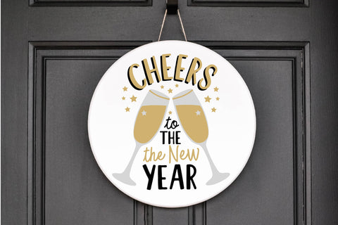 Cheers to the New Year – Celebration SVG for Party Crafts SVG Silhouette School Blog Design Shop 