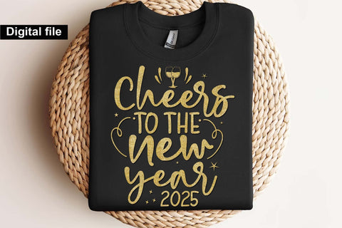 Cheers to the new year png, New year t shirt, Funny New year cut files, New year gift shirt, New Years Party, Cosy Season SVG Isabella Machell 