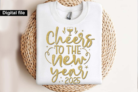 Cheers to the new year png, New year t shirt, Funny New year cut files, New year gift shirt, New Years Party, Cosy Season SVG Isabella Machell 