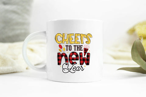 Cheers to the New Year PNG Sublimation Sublimation CraftLabSVG 