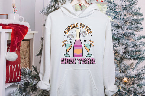 Cheers to the New Year PNG Sublimation Sublimation CraftLabSVG 