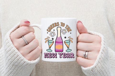 Cheers to the New Year PNG Sublimation Sublimation CraftLabSVG 