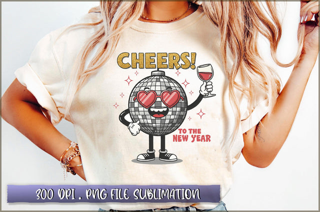 Cheers to the New Year Sublimation Sublimation Shetara Begum 