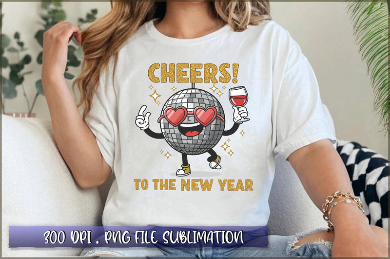 Cheers to the New Year Sublimation Sublimation Shetara Begum 