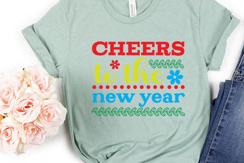 cheers to the new year SVG Angelina750 