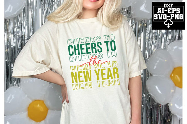 Cheers To The New Year Svg Cut Files Creative Art SVG CraftlabSvg55 