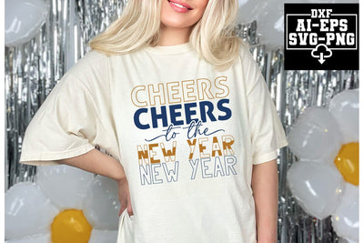 Cheers To The New Year Svg Cut Files Creative Art SVG CraftlabSvg55 
