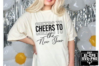 Cheers To The New Year Svg Cut Files Creative Art SVG CraftlabSvg55 