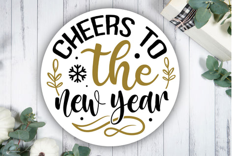 Cheers to the new year Svg Design SVG Regulrcrative 