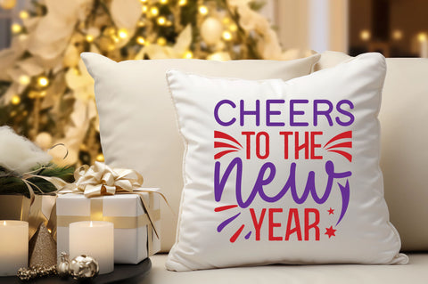 Cheers to the new year svg design SVG Regulrcrative 