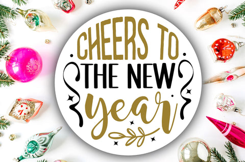 Cheers to the new year Svg Design SVG Regulrcrative 