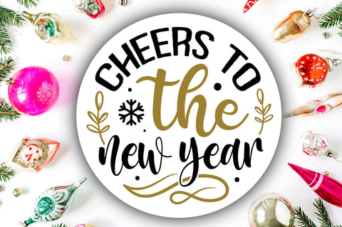 Cheers to the new year Svg Design SVG Regulrcrative 