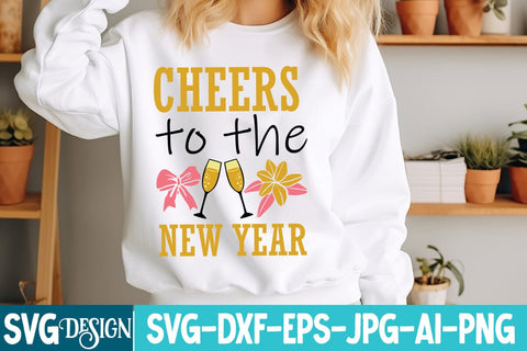 Cheers to the New Year SVG Design,Cheers to the New Year Sublimation Design PNG,New Year SVG Design, New Year 2026 SVG Cut File, 2026 New Year SVG bundle,New Year SVG Design 2026 SVG BlackCatsMedia 