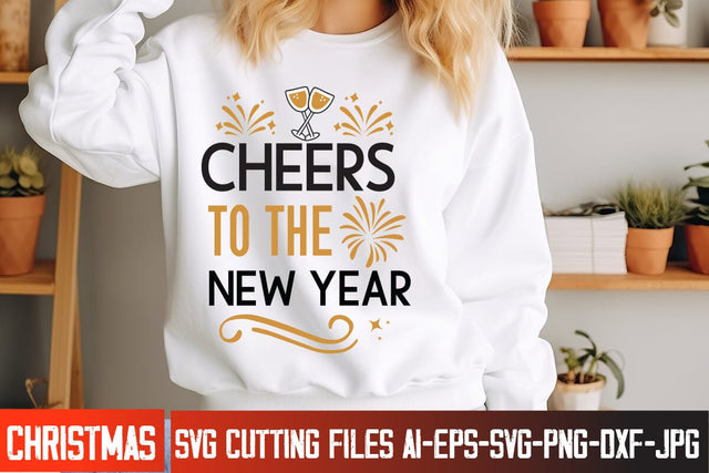 Cheers to the New Year SVG Design,Happy New Year SVG Design,New year SVG 2025,New Year 2025 SVG Cut File,New Year SVG Bundle,New Year 2025 SVG Quotes SVG BlackCatsMedia 