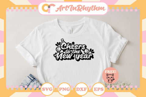 Cheers to the new year svg SVG Artinrhythm shop 