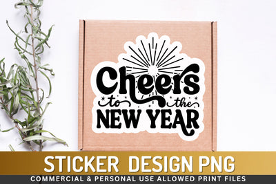Cheers to the Sticker Design Sublimation Regulrcrative 