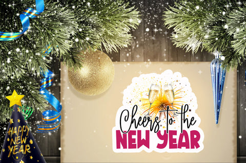 Cheers to the Sticker Design Sublimation Regulrcrative 