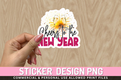 Cheers to the Sticker Design Sublimation Regulrcrative 