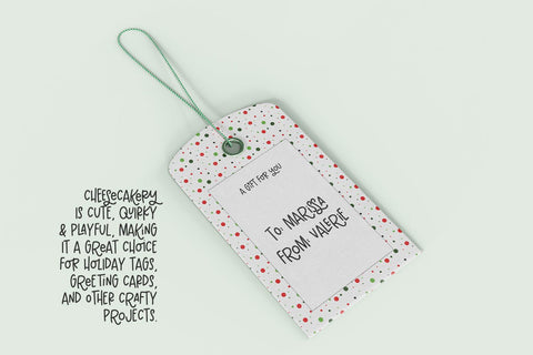 Cheesecakery Sans Font Beck McCormick 