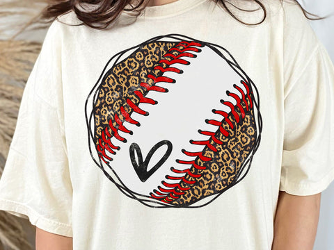 Cheetah Baseball Png Design, Teeball png, Leopard Baseball Sublimation Design, Sports Design, Game Day Shirt Design SVG DesignDestine 