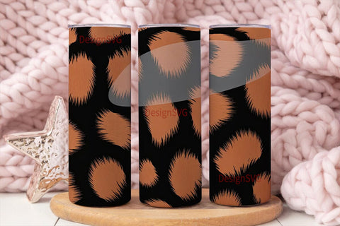 Cheetah Print 20oz Tumbler Wrap Sublimation DesignSVG 