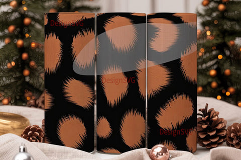 Cheetah Print 20oz Tumbler Wrap Sublimation DesignSVG 