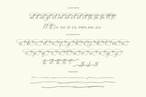 Cheline Galina - Modern Beauty Calligraphy Font Letterena Studios 