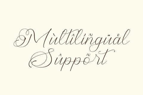 Cheline Galina - Modern Beauty Calligraphy Font Letterena Studios 