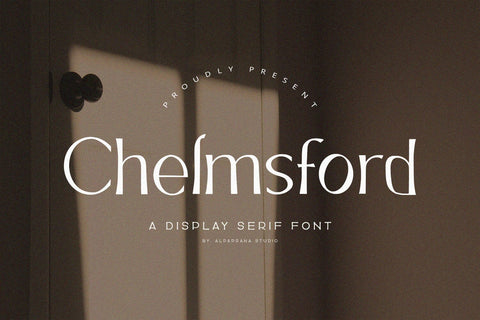 Chelmsford - Display Serif Font Font Alpaprana Studio 