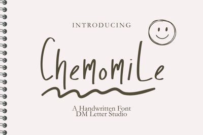 Chemomile Font Dm Letter Studio 
