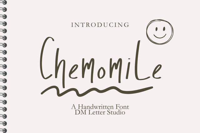 Chemomile Font Dm Letter Studio 