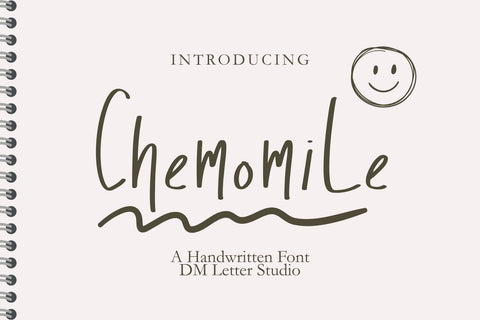 Chemomile Font Dm Letter Studio 