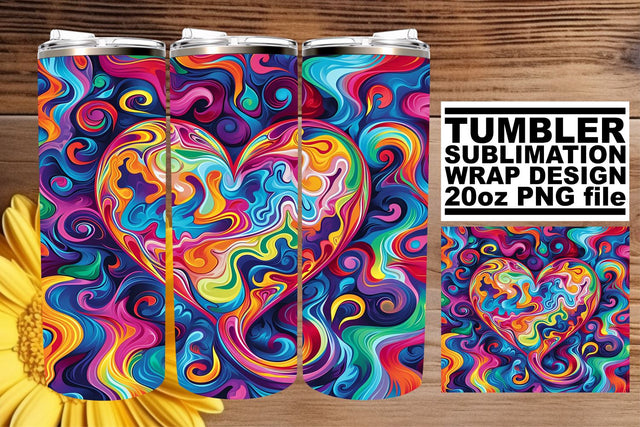 Cherish Love on Sublimation Tumblers with Elegant Art Sublimation afrosvg 