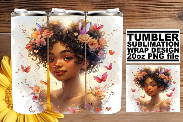 Cherished Moments on 20oz Tumbler Wraps Sublimation afrosvg 