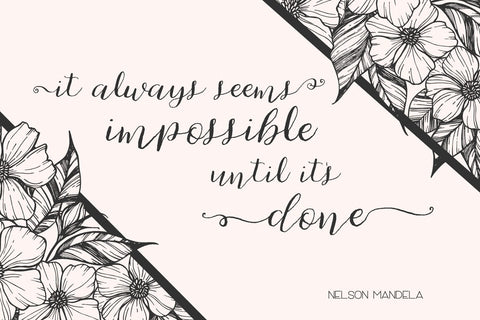 Cherokee Rose Calligraphy Script Font Beck McCormick 
