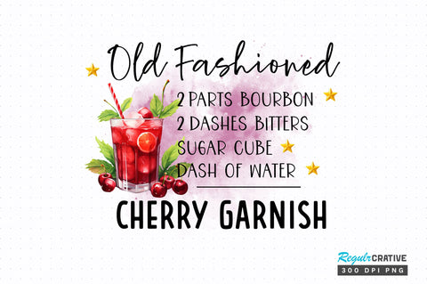 Cherry garnish PNG design Sublimation Regulrcrative 