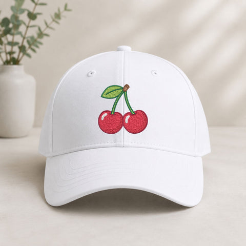 Cherry Machine Embroidery Design – Cute Red Cherries Fruit Embroidery File Embroidery/Applique DESIGNS PatternFeed8 