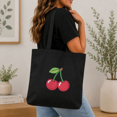 Cherry Machine Embroidery Design – Cute Red Cherries Fruit Embroidery File Embroidery/Applique DESIGNS PatternFeed8 