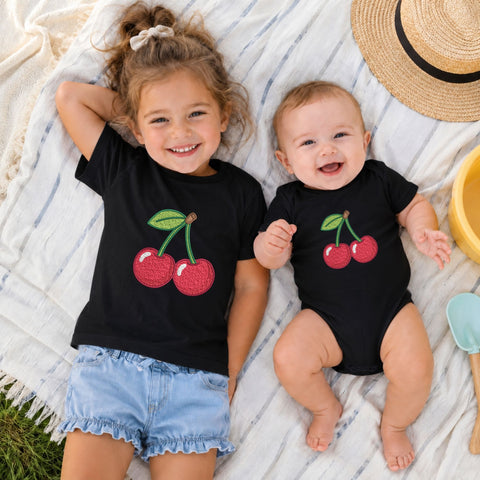 Cherry Machine Embroidery Design – Cute Red Cherries Fruit Embroidery File Embroidery/Applique DESIGNS PatternFeed8 