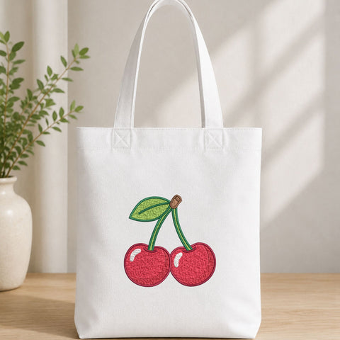 Cherry Machine Embroidery Design – Cute Red Cherries Fruit Embroidery File Embroidery/Applique DESIGNS PatternFeed8 