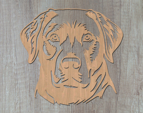 Chesapeake Bay Retriever Laser SVG Cut File, Chesapeake Bay Retriever Glowforge File, Chesapeake Bay Retriever DXF, Chesapeake Bay Retriever Wall Art SVG SVG HappyDesignStudio 
