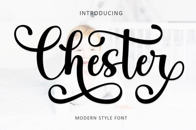 Chester Script Font Rotterlab studio 
