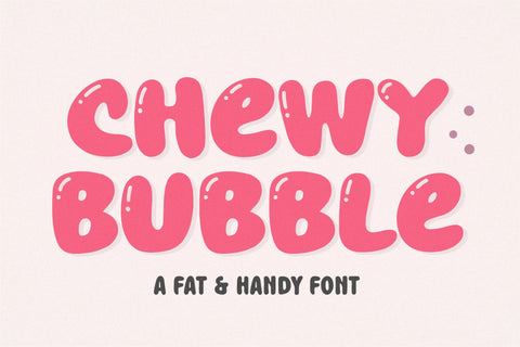 Chewy Bubble Font Font Balpirick 