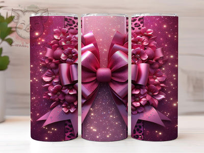 Chic Coquette Valentine Heart Tumbler, Romantic Heart Pattern, Chic Love Design, 20Oz Sublimation Wrap, Elegant Valentine Art, Stylish Heart Texture, Tumbler Sublimation Sublimation Lara' s Designs 