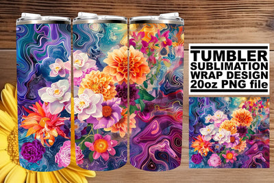 Chic Flower Pattern: Elevate style with chic floral patterns Sublimation afrosvg 