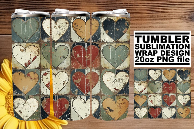 Chic Heartfelt Sublimation - Tumbler Artistry Sublimation afrosvg 