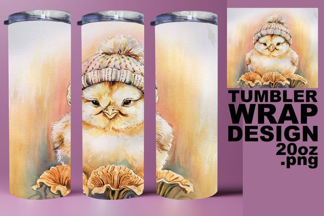 Chic tumbler design, perfect for DIY adventures! , Animals Sublimation HoodArtCraft 